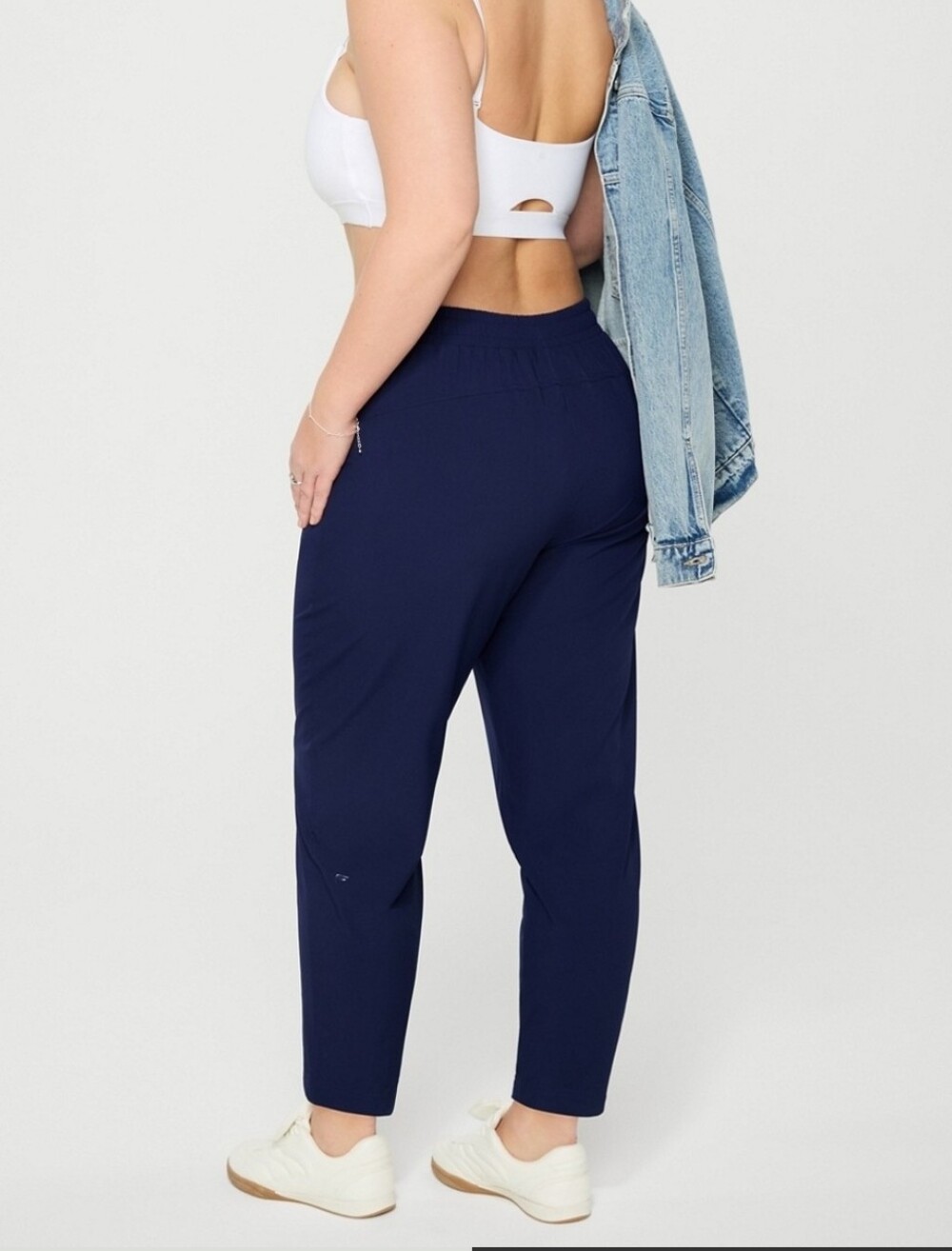 Fabletics Navy Downtown Tapered Pant NTW